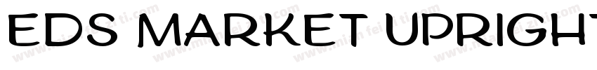 eds market upright r字体转换